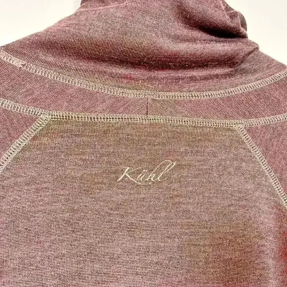 KUHL Funnel Neck Pullover Purple Kangaroo Pouch Active Outdoorsy Women Medium - Picture 10 of 10